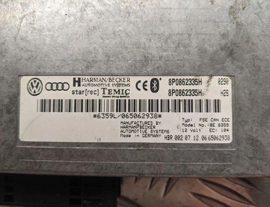 AUDI A3 8P (2003-2013) Bluetooth ovládacia jednotka BE6359 31427490