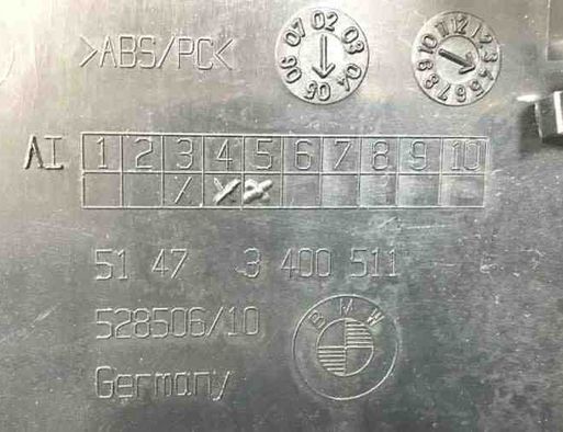 BMW X3 E83 (2003-2010) Ostatné časti výbavy 51473400511,3400511,52850610 24732283