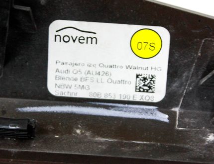 AUDI Q5 FY (2016-2024) Interior Trim Strips Kit 80A867410AC,80A867409AC,80B853190E,80B853189B,80B863969R,80B853165AF 22605951