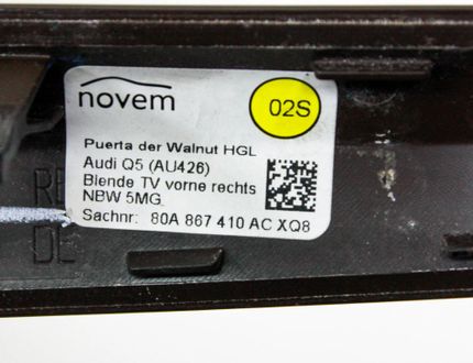 AUDI Q5 FY (2016-2024) Interior Trim Strips Kit 80A867410AC,80A867409AC,80B853190E,80B853189B,80B863969R,80B853165AF 22605951