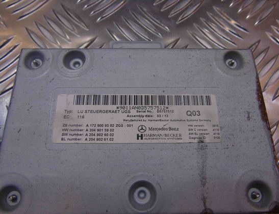 MERCEDES-BENZ S-Class W221 (2005-2013) Navigačná ovládacia jednotka A1729009302 23775594