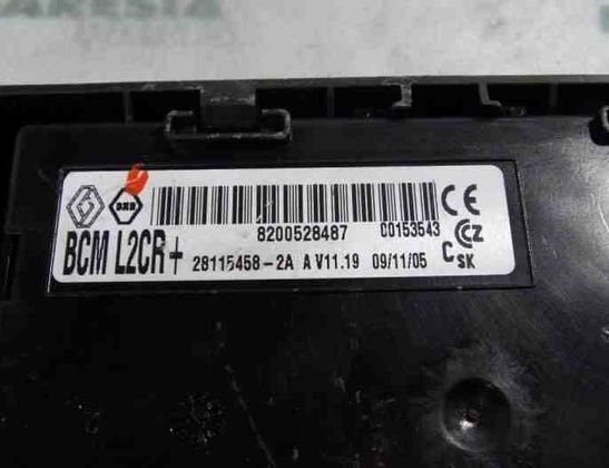 RENAULT Modus 1 generation (2004-2012) Riadiaca jednotka motora 8200399038,8200513163,R0410B034A,BSI8200528487 27655283