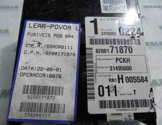 RENAULT Laguna 2 generation (2001-2007) Блок управления двигателем 8200153837,8200153997,216462518,8200187276,8200213234 27655518