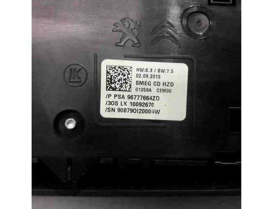 PEUGEOT 308 T9 (2013-2021) Hudobný prehrávač bez GPS 96777664ZD,1611893380 27741188