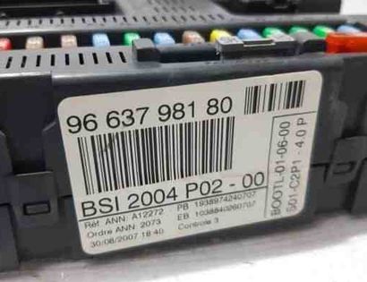 PEUGEOT 308 T7 (2007-2015) Engine Control Unit ECU 9663123280,6580NE,9663193680,9664738580,0261201506,1942TR,9663798180,6580NF,1942TS,1943LJ,BSIP02 27744686