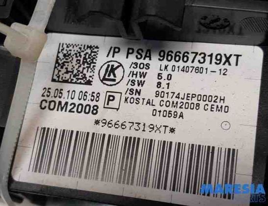 PEUGEOT 5008 1 generation (2009-2016) Stieračový prepínač 96667319XT,6242Z8,624399,96773912ZD,6242Z6 27760899