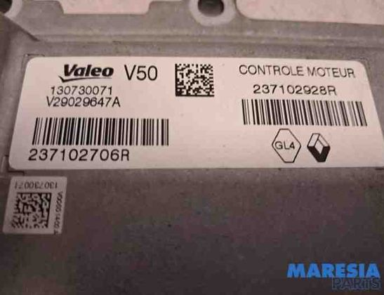 RENAULT Clio 4 generation (2012-2020) Engine Control Unit ECU 487004399R,7701209427,8200604932,237102928R,285906994R,231A00490R,231A06609R,251503211R,251506978R,285905719R,A2C53424962,237102706R,V29029647A,284B19573R,8200589080,805640003R,285901934R,285977054R,285972461R 28449874
