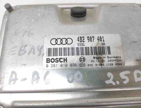 AUDI A6 C5/4B (1997-2004) Engine Control Unit ECU 0281010096,4B2907401 22714840