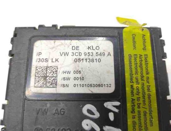 VOLKSWAGEN Passat Variant 1 generation (2010-2024) Датчик положения руля 3C0953549A,05113810 22715372