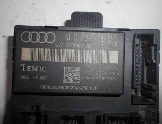 AUDI A6 C6/4F (2004-2011) Centrálna zamykacia jednotka 4F0959793B,4F0910793B 23024048