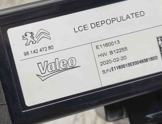 CITROËN C4 Spacetourer 1 generation (2018-2023) Ignition Lock 9814247280,S000040479 27448055