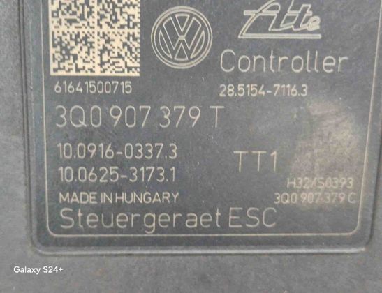 SKODA Octavia 3 generation (2013-2020) ABS čerpadlo 3Q0907379T,3Q0614517T 28352832