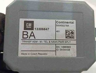 OPEL Insignia A (2008-2016) Iné riadiace jednotky 5WK50278A,13306647 31898895