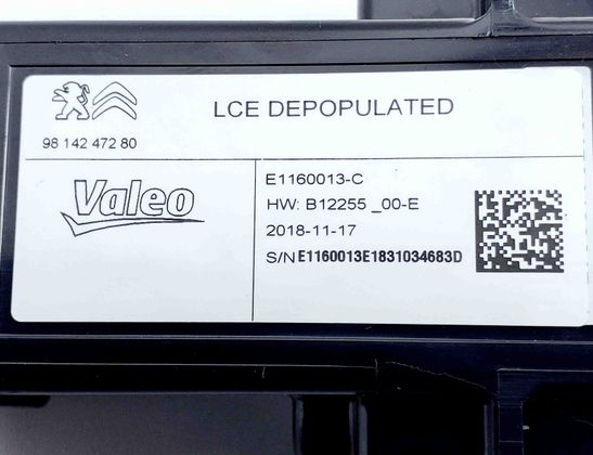 CITROËN C4 Picasso 2 generation (2013-2018) Ignition Lock 9814247280 15393856