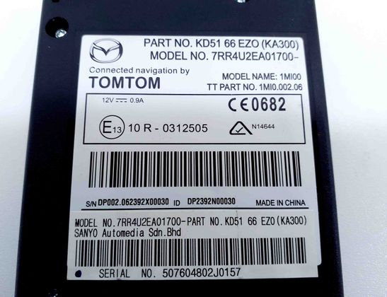 MAZDA 6 GJ (2012-2024) Navigation Control Unit 7RR4U2EA01700,KD5166EZ0 25749191