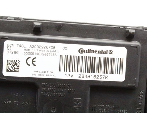 RENAULT Clio 4 generation (2012-2020) Komfortná ovládacia jednotka 284B16257R 32955692