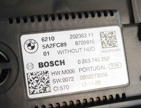 BMW 2 Series F44 (2019-2023) Speedometer 8709816,5A2FC89 22799611