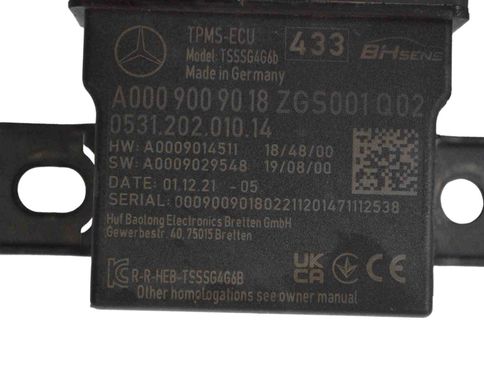 MERCEDES-BENZ A-Class W177 (2018-2024) Tyre Pressure Control Module A0009009018,A0009014511,A0009029548 23099297