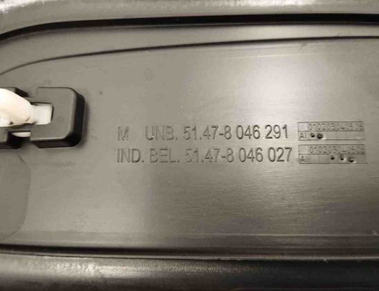 BMW 7 Series F01/F02 (2008-2015) Ľavý predný prahový lišta 8046291,8046027,7190961,7190973 23486110