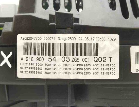 MERCEDES-BENZ CLS-Class C218/X218 (2011-2017) Rýchlosťomer A2199005403,A2C53435189 31457576