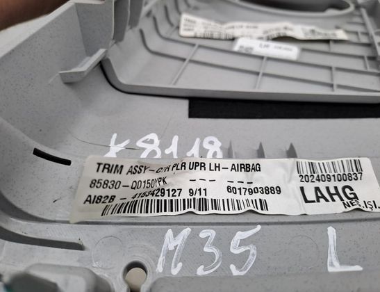 HYUNDAI i20 BC/BI (3 generation) (2020-2024) Pravý A stĺpikový obklad 85830Q0150 32790144