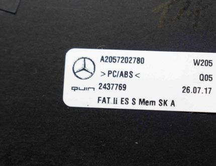 MERCEDES-BENZ GLC Coupe C253 (2016-2019) Interiérový kit lišt A2057202780,A2057202880,A2057307622,A2057307522 14003126