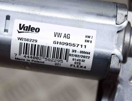 VOLKSWAGEN ID.3 1 generation (2019-2023) Motor stierača zadného okna 5H0955711,W258229 20767031