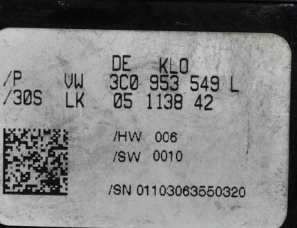 VOLKSWAGEN Passat B6 (2005-2010) Steering Wheel Position Sensor 3C0953549L 2109973