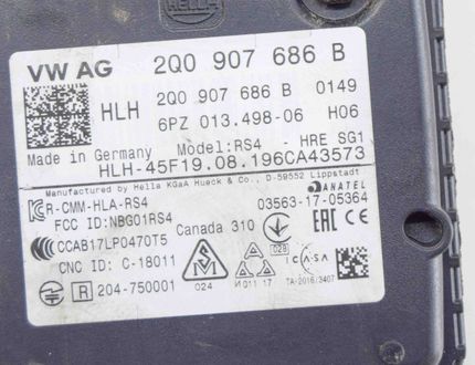 SKODA Kamiq 1 generation (2019-2023) Модуль управления слепым пятном 2Q0907686B,6PZ013498-06,6PZ013498 21615265