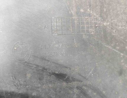 BMW X5 E70 (2006-2013) Predná ľavá vnútorná časť blatníka 7234831 25969073