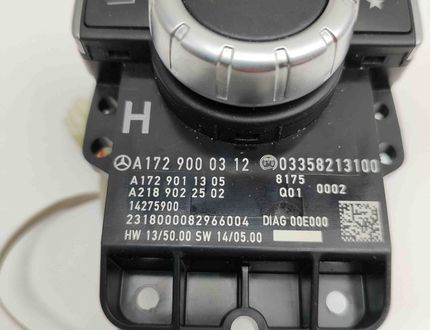 MERCEDES-BENZ SLC-Class R172 (2016-2020) Ovládací gombík navigácie A1729000312,A1729011305,A2189022502 30718700