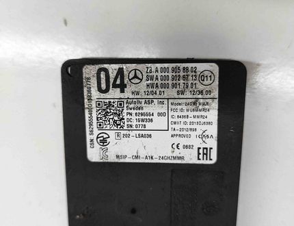 MERCEDES-BENZ GLE Coupe C292 (2015-2019) Blind Spot Control Module A0009058802,A0009026713,A0009017901 32574410