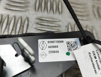 RENAULT Master 3 generation (2010-2023) Left Rear Internal Opening Handle 8200778366 32951240