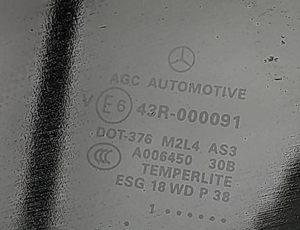 MERCEDES-BENZ M-Class W166 (2011-2015) Rear Right  Window A1666701312 33070232