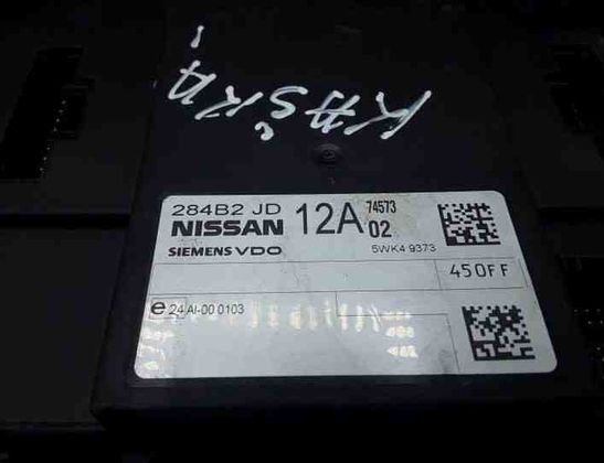 NISSAN Qashqai 1 generation (2007-2014) Komfortná ovládacia jednotka 284B2JD,5WK49373,AI000103 25510644