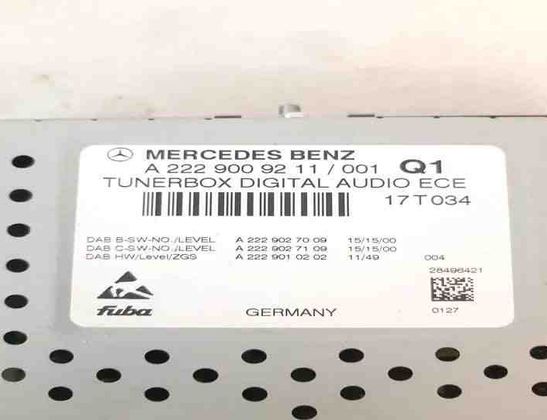 MERCEDES-BENZ GLE W166 (2015-2018) Prehrávač hudby s GPS A2229009211 27441104