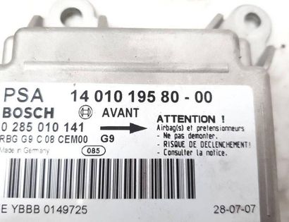 CITROËN Jumpy 2 generation (2007-2016) SRS riadiaca jednotka 1401019580,0285010141 32992513