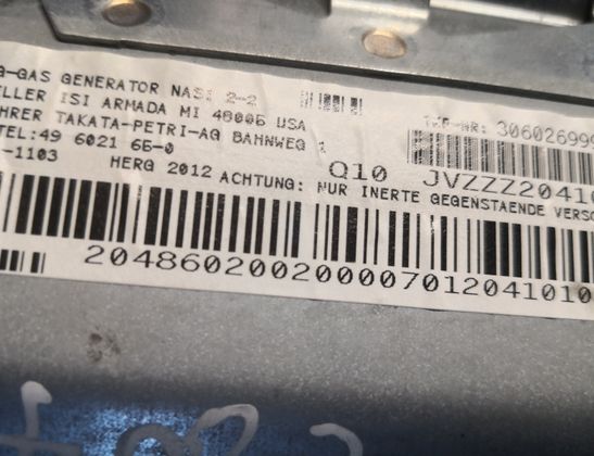 MERCEDES-BENZ E-Class W212/S212/C207/A207 (2009-2016) Kolenný SRS airbag 2048602002,A2048602002 33015842