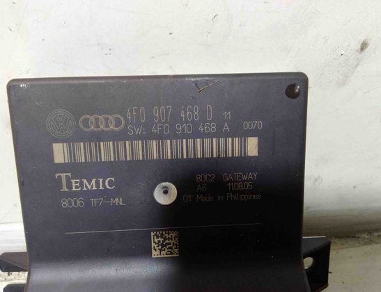 AUDI A6 C6/4F (2004-2011) Kontrolná jednotka brány 4F0907468D 28588367