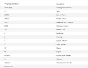 VOLVO XC90 2 generation (2014-2024) Lambda kyslíkový senzor 31480460,31319385 11385185