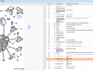 SAAB 93 1 generation (1956-1960) Lambda Oxygen Sensor 55353149 20607749
