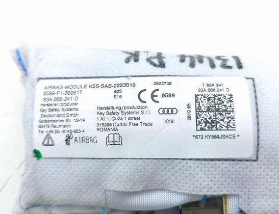 AUDI Q3 F3 (2018-2024) Front Left Seat Airbag SRS 83A880241D,0589P1000817 32977132