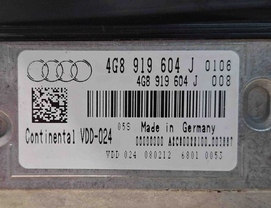 AUDI A7 C7/4G (2010-2020) Head-up дисплей 4G8919604J 30136501