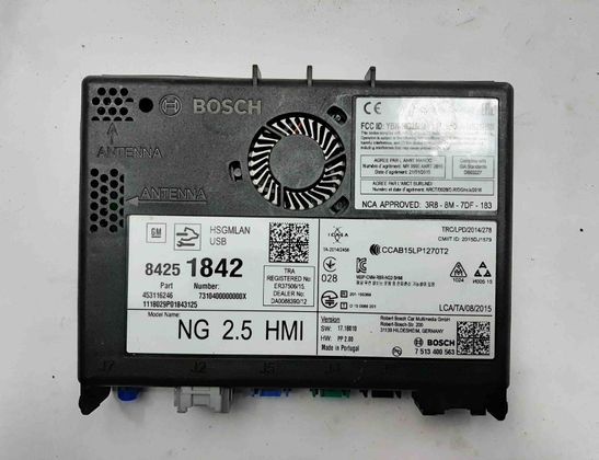 OPEL Insignia B (2017-2024) Sound Amplifier 84251842,453116246 23867804