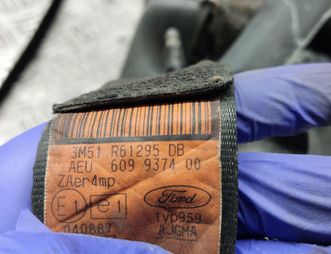 FORD C-Max 1 generation (2003-2010) Bezpečnostné pásy 3m51r61295db 32995879